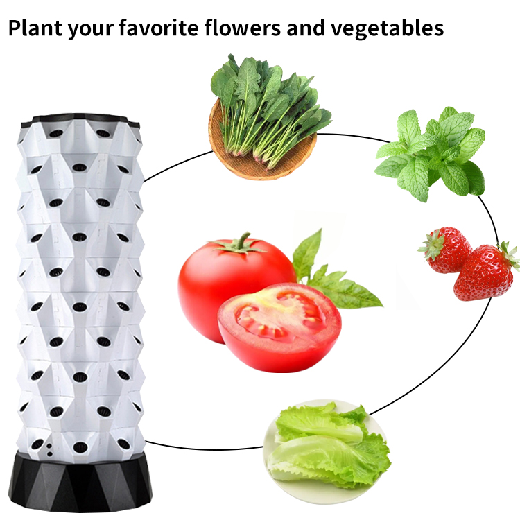 Smart Farm Hydroponics Kit Sel - Hydroponic Tower recension och pris