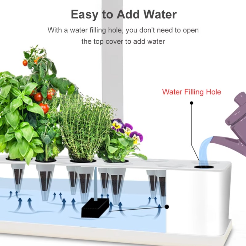 9 Pods Smart Hydroponics Growi - Grow Light Led recension och pris