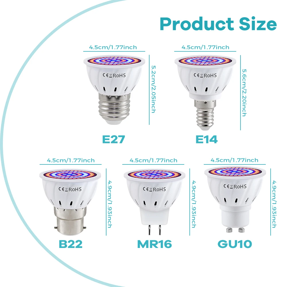 Grow Light E27 Full Spectrum L - Plant Grow Light Full Spectrum recension och pris