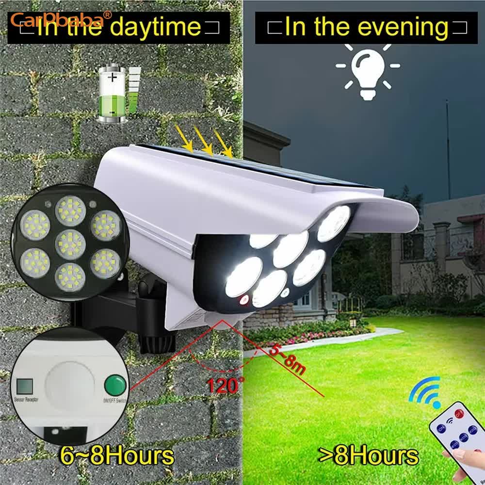 Outdoor Solar Light Motion Sen - Garden Camera recension och pris